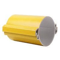 Труба разборная ПВХ d110 мм (3 м) 750Н желтая-Plast | код  tr-pvc-110-750-yellow | EKF